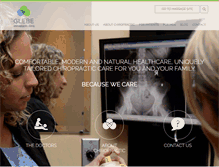 Tablet Screenshot of glebechiropractic.com